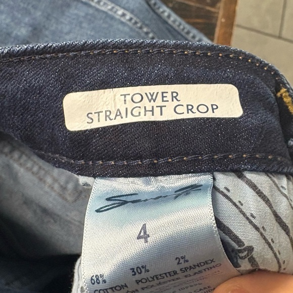 Seven7 Tower Straight Denim Crops Size 4 - Picture 8 of 8